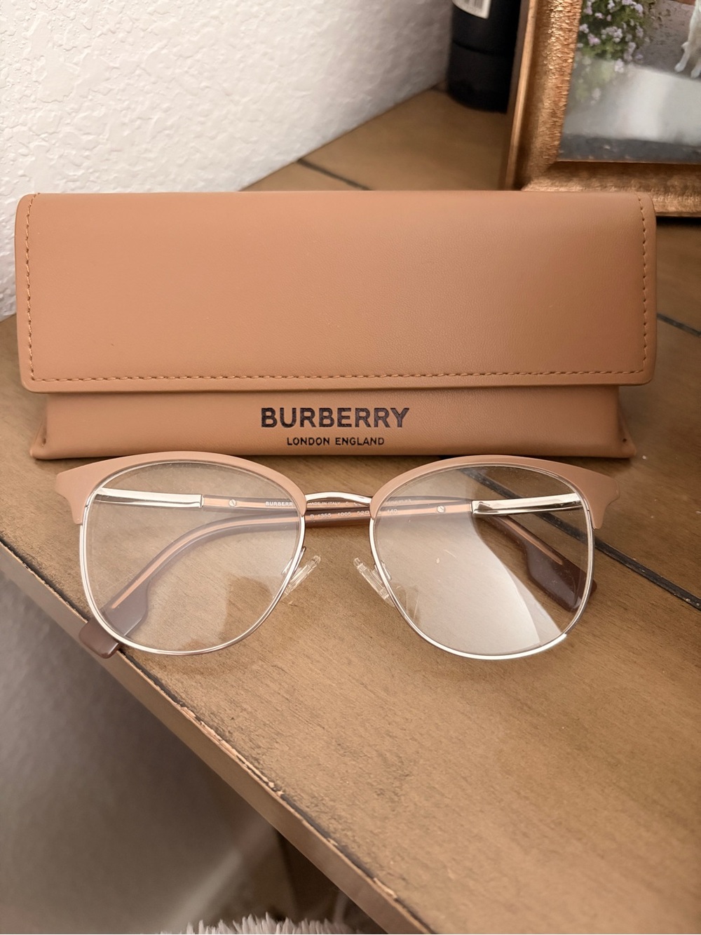 Burberry Women's Sophia Tan Eyeglasses with Case